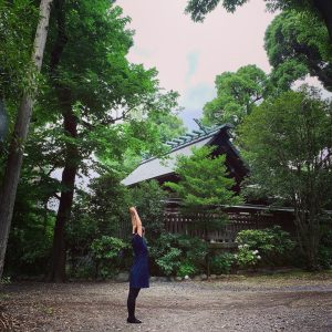 グランレーヌ目前の所沢神明社にて